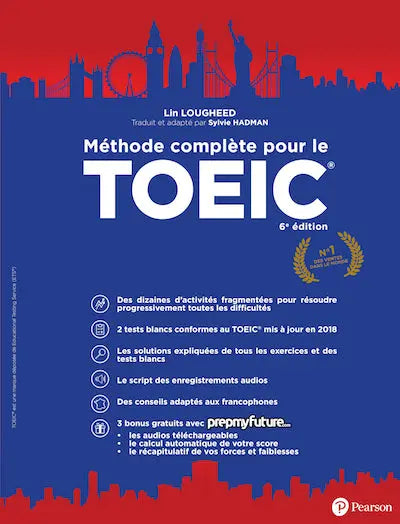 TOEIC, comme méthode complète Pearson (6ème édition) - PrepMyFuture