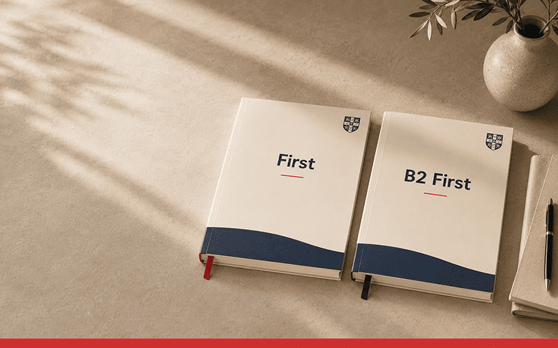 Quelle est la différence entre le Cambridge English First et le B2 First ?