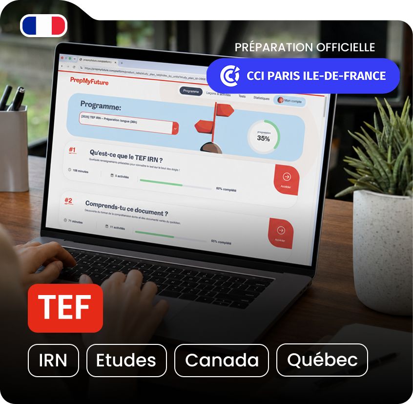 PrepMyTEF - Préparation au TEF